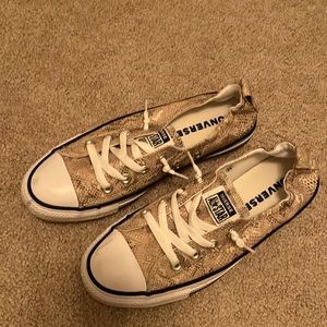 Converse Chuck Taylor Shoreline Slip-On Shoes Snake Print Size 8.5